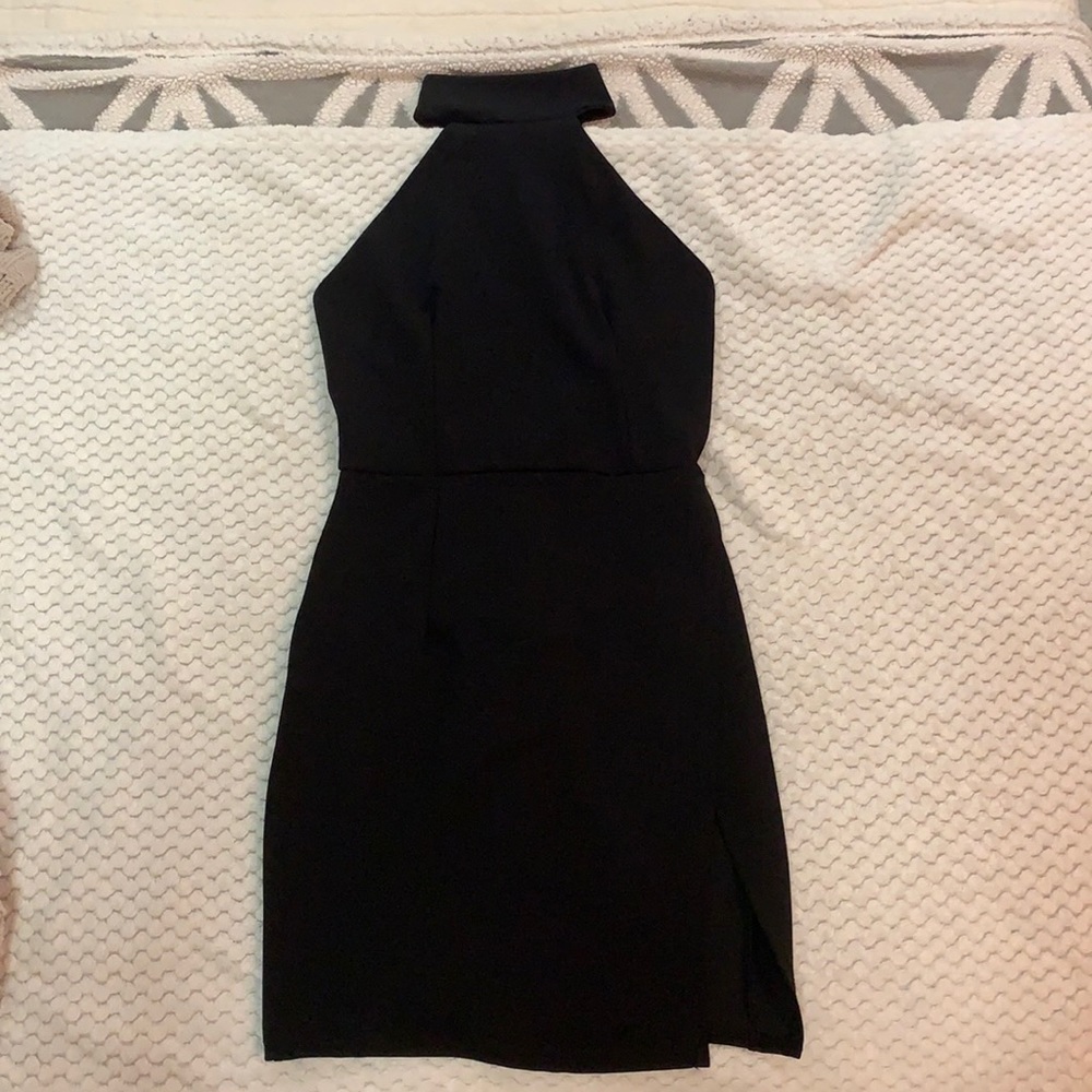 NWT high neck little black dress